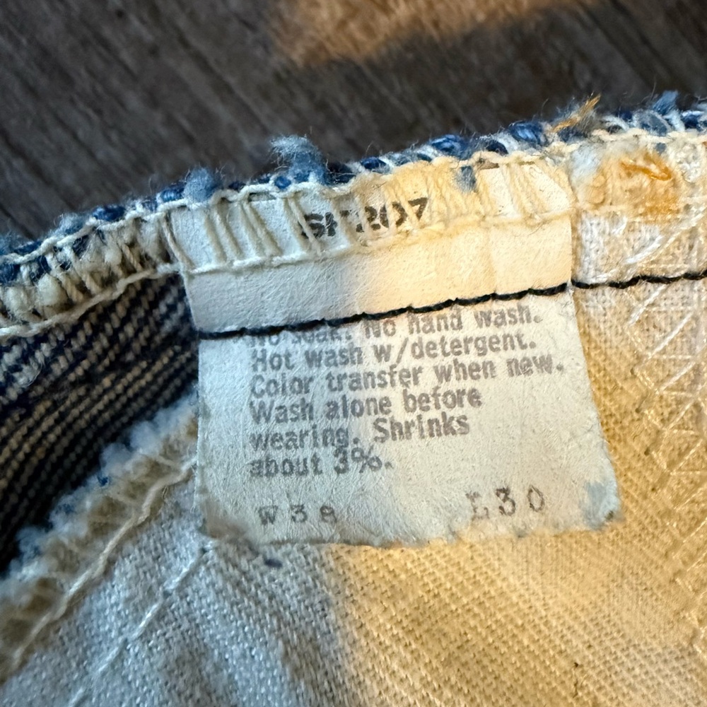 Vintage ‘Orange Tab’ Levi's Bootcut 38 W 30 L Men’s - Picture 6 of 9